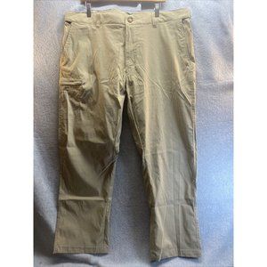 UB TECH Men 40x32 Classic Fit Khaki Dress PANTS Hiking Camping tech trouser